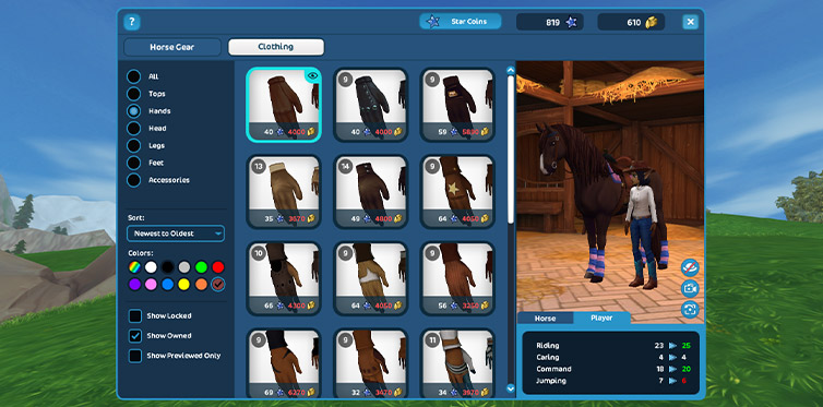 star stable shop